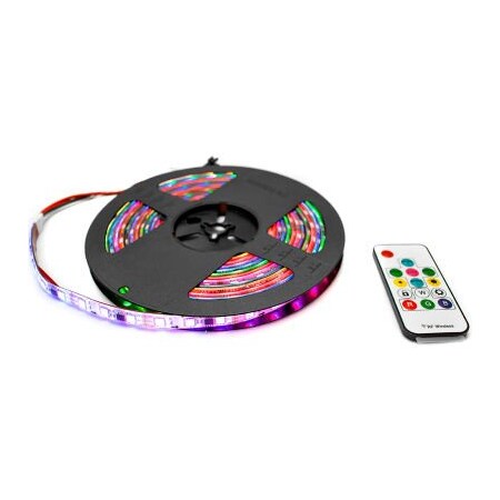 Carjamz Race Sport 16.4' 5-Meter 5050 RGB Chasing Function Strip Lighting and Controller RS5M5050IP67-C